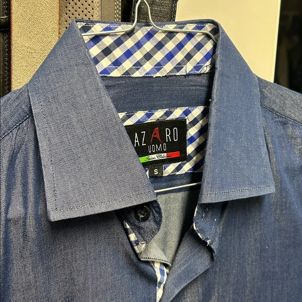 Italian Linen button down shirt - Picture 2 of 4